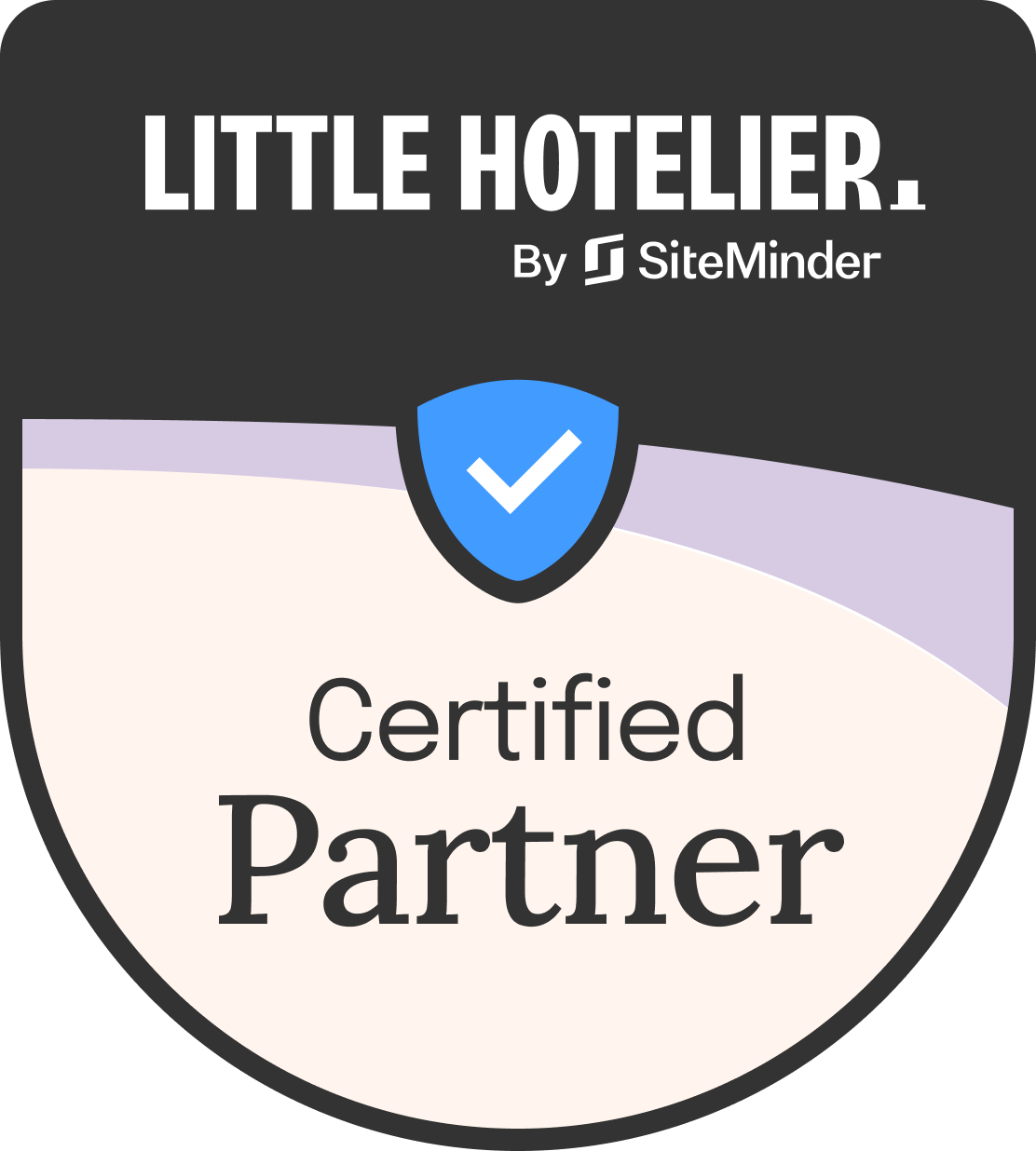 Badge partenaire certifié Little Hotelier par SiteMinder