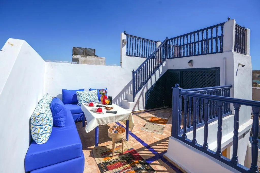 Riad Babette à Essaouira — patio et terrasse